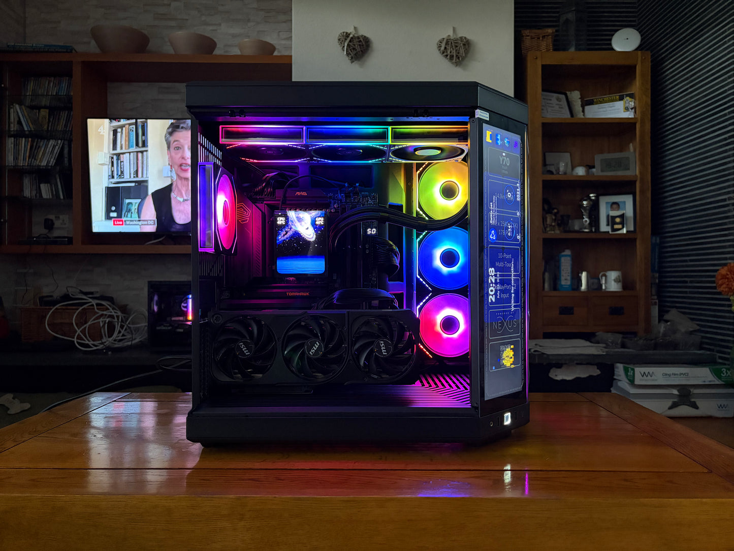High End Gaming Pc- Rtx 5080 16GB, Ryzen 9800X3D, 32GB DDR5, 2TB M.2 SSD